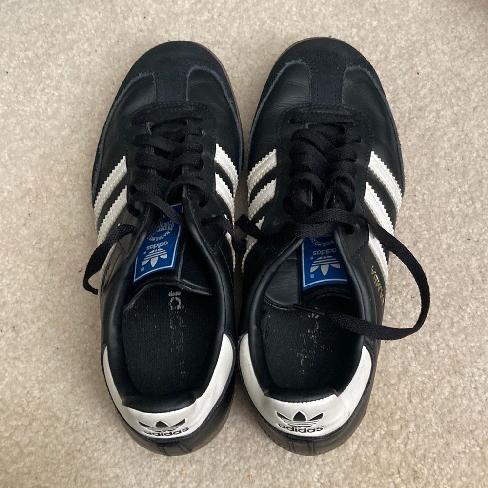 Black Adidas Samba size 6.5 Men (fits a women’s 8)